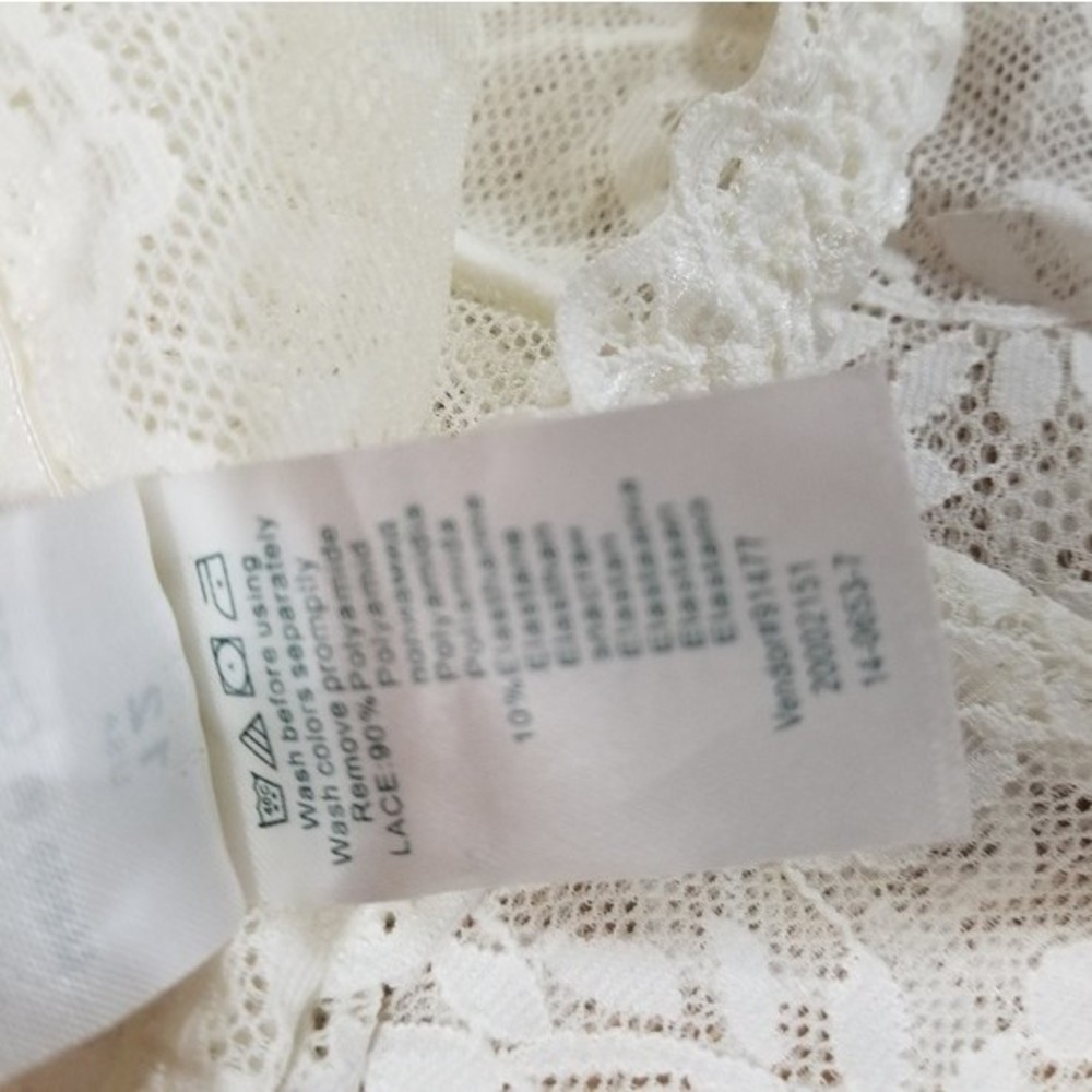 NWOT Comfort Choice Beautiful White All Lace Panty Plus Size Size 12 - Picture 4 of 4